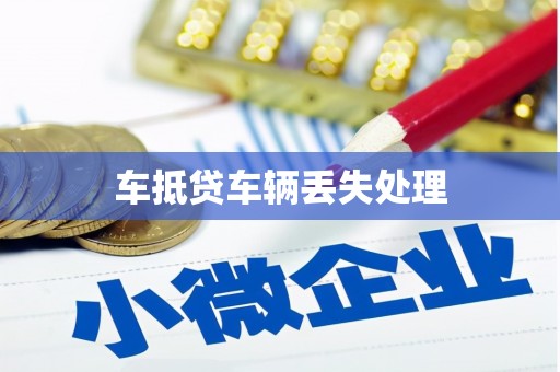 勐海车抵贷车辆丢失处理