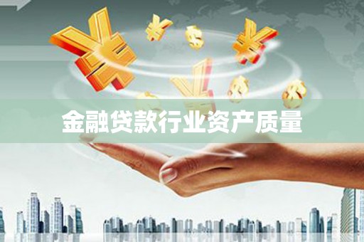 马尔康金融贷款行业资产质量
