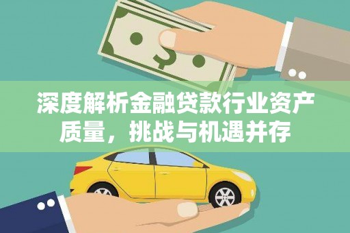 左贡深度解析金融贷款行业资产质量，挑战与机遇并存